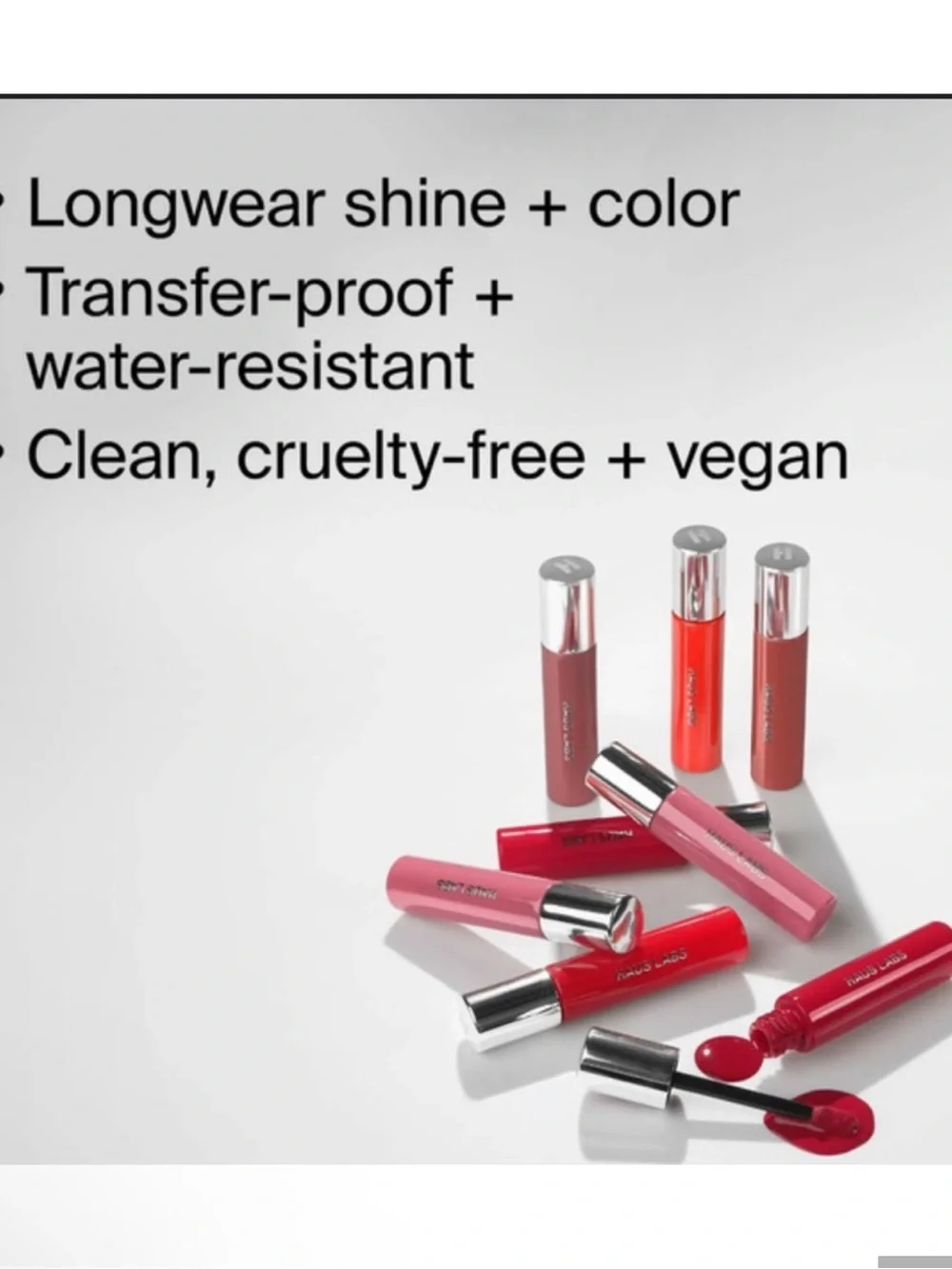 Haus Labs Atomic Shake Cherry Shine Lip Lacquer Viral Discontinued NEW